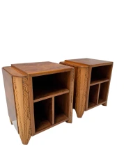 Two Art Deco Cabinets or Bed Side Tables, 1930s